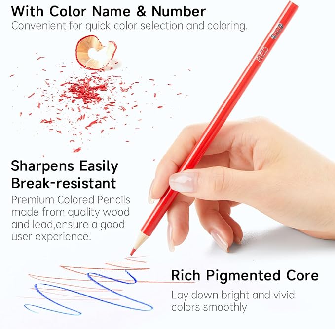 Shuttle Art 360 PCS Colored Pencils Bulk, 12 Assorted Colors, Pack of 30, Break-resistant, Pre-sharpened Colored Pencils for Kids, Bulk Pack School Supplies for Teachers & Students