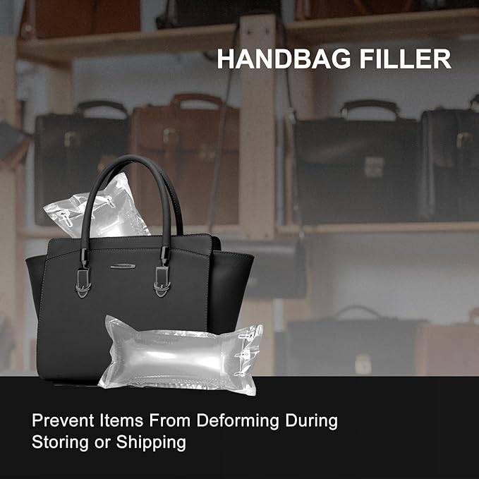 Air Pillows for Shipping with Pump Packaging Air Bags 800 Count Inflatable Shipping Supplies Box Filler Packing Materials for Moving, Purse Stuffers for Shape 3.54" x 7.87", 236 ft