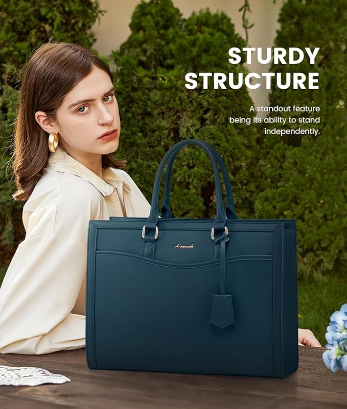 LOVEVOOK Laptop Tote Bag for Women, Office Work Bag Briefcase fit for 15.6 inch Laptop, Large Capacity Teacher Bag Handbag