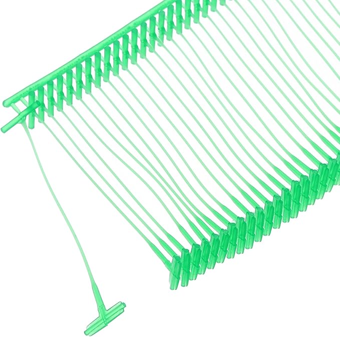 MECCANIXITY Standard Tagging Fasteners,Plastic Regular,Standard Label Gun Price Tagging Barbs for Garment Price Tag Label Tagging Barbs 35mm/1.38 Inch,Pack of 1000 Light Green