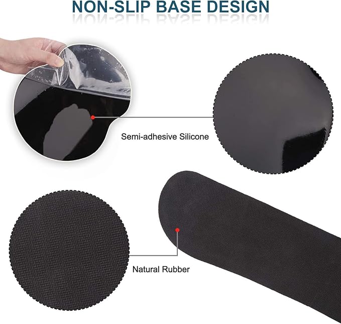 ArtSo Mouse Pad Keyboard Wrist Rest Support Ergonomic, Upgraded Cushion Mousepad Gel Memory Foam Non-Slip Rubber Base Pain Relief & Easy Typing for Home,Office, Abstract Mountain