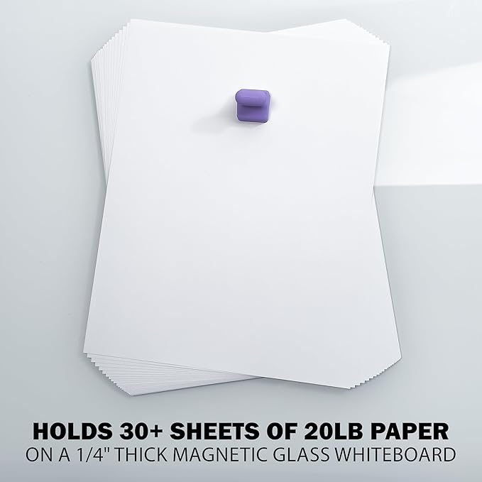 Glassboard Studio MiniPawn Magnet - Strong Neodymium Rare Earth Magnets for Fridge, Whiteboard, Locker & Magnetic Glassboards - Ideal for Crafting & Office Use - Strong Fridge Magnets (Cobalt Blue, 4)