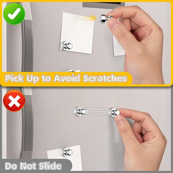 VNDUEEY 90 Pack Fridge Magnets Whiteboard Magnets Refrigerator Magnet, Small and Strong Magnet for Locker, Dry Erase Board, Home, Office, Classroom, Kitchen