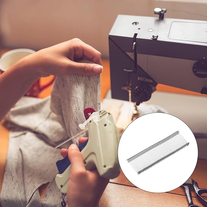 MECCANIXITY Standard Tagging Fasteners,Plastic Regular,Standard Label Gun Price Tagging Barbs for Garment Price Tag Label Tagging Barbs 25mm/1 Inch,Pack of 1000 Gray