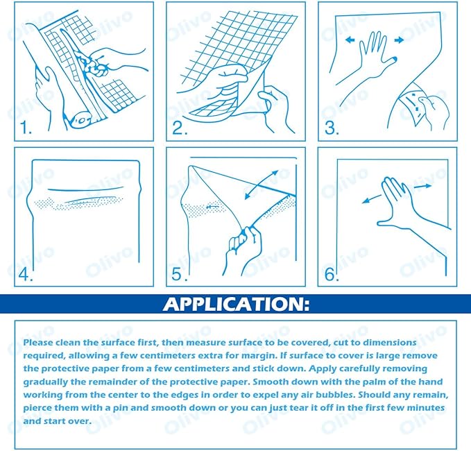 Olivo 2 Pack Clear Contact Paper Roll for Books Crafts 17.5in x 5ft Peel and Stick Adhesive Book Cover Plastic Protector