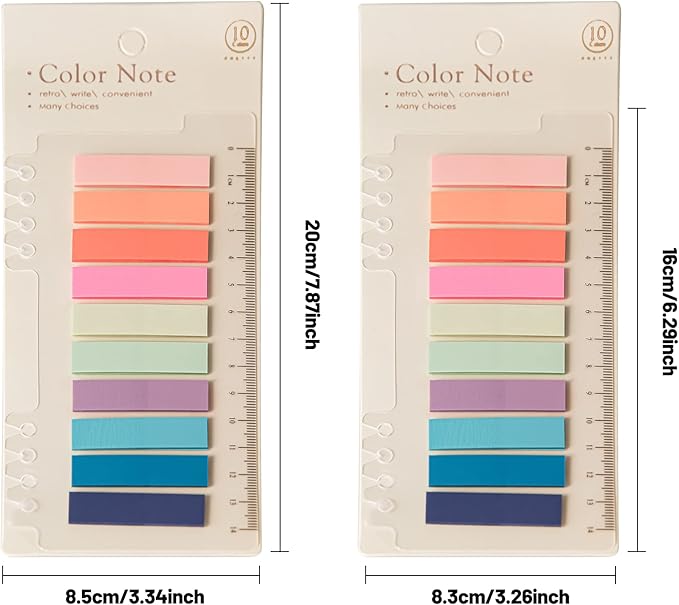 Golcellia Sticky Tabs Book Index Tabs, Page Tabs, Page Markers 1200 Pieces,60 Colors Annotation Tabs, Book Annotation Supplies