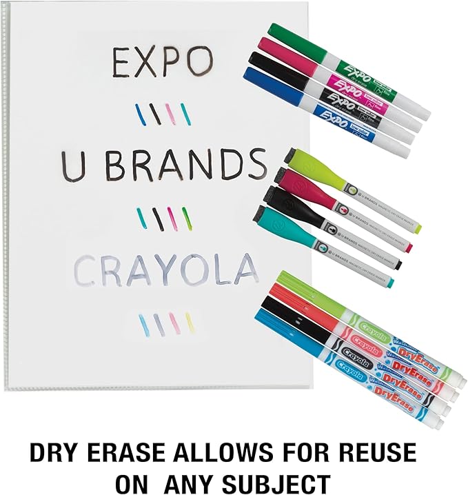 Samsill No Holes Sheet Protectors, 100 Pack, 8.5 x 11 Inch Page Protectors for 3 Ring Binder, Heavy Duty, No Hole Protector, Letter Size, Top Loading, Acid Free