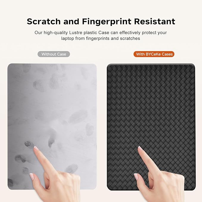 Woven Case Compatible with MacBook Air 13.6 inch M4 2025-2022 A3240 M3 A3113 M2 A2681, Woven Fabric Textured Leather Plastic Hard Shell&Keyboard Cover for Mac Air13 M4 Weave Laptop,Boho Black