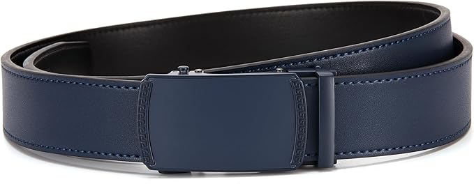 CHAOREN Mens Belt Leather Ratchet Belt - Customizable Fit, Effortless Style (35mm)