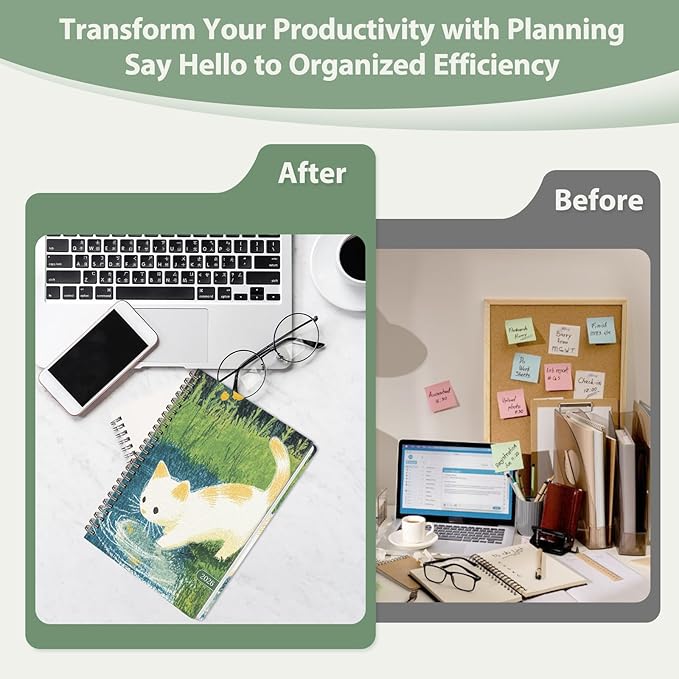 2026 Planner, Weekly and Monthly Calendar Planner Agenda, Jan 2026 - Dec 2026, Planning Academic Book, Office Desk Accessories and School Supplies - A5 (6.3'' x 8.5'')