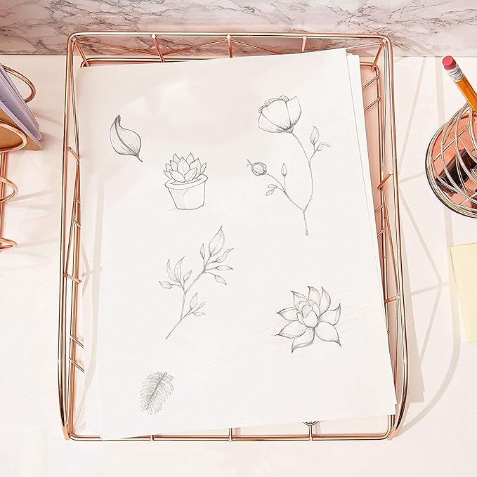 100-Pack Cold Press Bamboo Mixed Media Paper Sheets - 8.5 x 11 in Drawing Paper for Painting, Sketchbooks, Acrylic & Marker Art Supplies