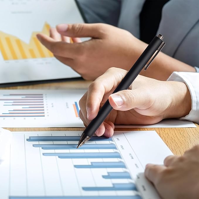 CRYLLIS Pens Bulk, 100Pack Black Pens,Black Ink Ballpoint Pens for Smooth Writing,No Smear,Office Supplies,Back to School Gifts,School Teacher,1.0mm