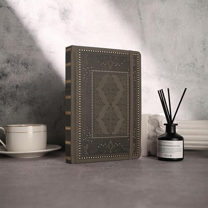 TIEFOSSI Bullet Dot Journals for Women Men, Dot Journals for Writing Women, 160gsm Thick Paper, 190 Numbered Pages, for Planner Organization