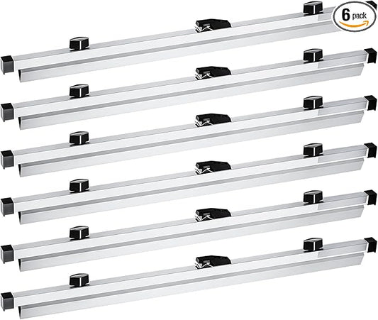 Estune Blueprint Hanging Clamps Binding Strips Storage for Construction Paper Poster Plans Drawings Arts (6, 24 Inches)