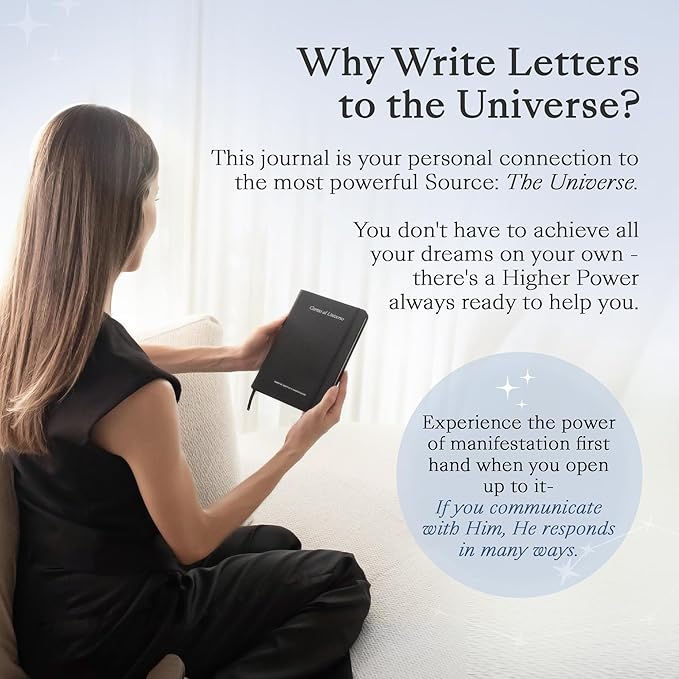 Daily Gratitude Journal (with 160 pages) | Letters to the Universe | Gratitude and Manifestation Journal | Thoughtful Spiritual Gift - English Version