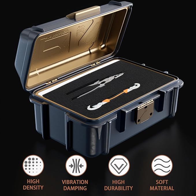 Pre-Cubed Pick & Pluck Foam Sheets - 4-Pack (12"x12"x2") Polyurethane Apart Insert Pads Liners for Toolboxes, Storage Drawer and Crafts