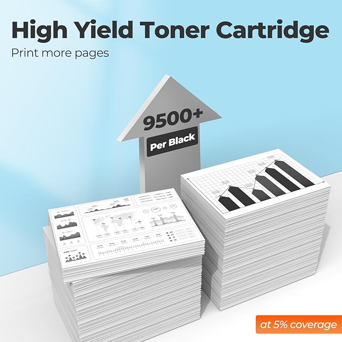 148X Toner Cartridges 4001n 4101fdw for HP 148X 148A W1480X W1480A Toner Cartridge black (2-pack), Laser Jet 4101fdw 4001n Toner Cartridge, for HP Laser Jet Pro MFP 4001n 4101fdw 4001dn 4001dw 4101fdn