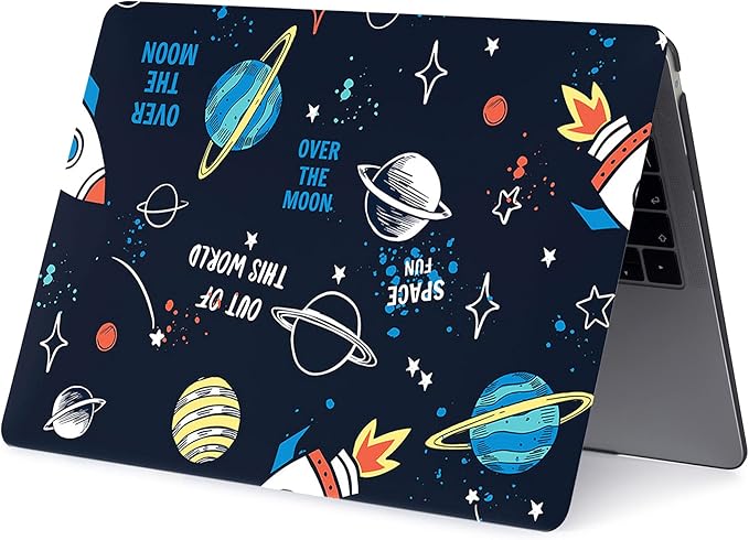 Case Compatible with MacBook Pro 16 inch 2020 2019 Release A2141 with Touch Bar/Touch ID, Plastic Laptop Hard Shell Protective Case & Keyboard Cover Skin - Planet