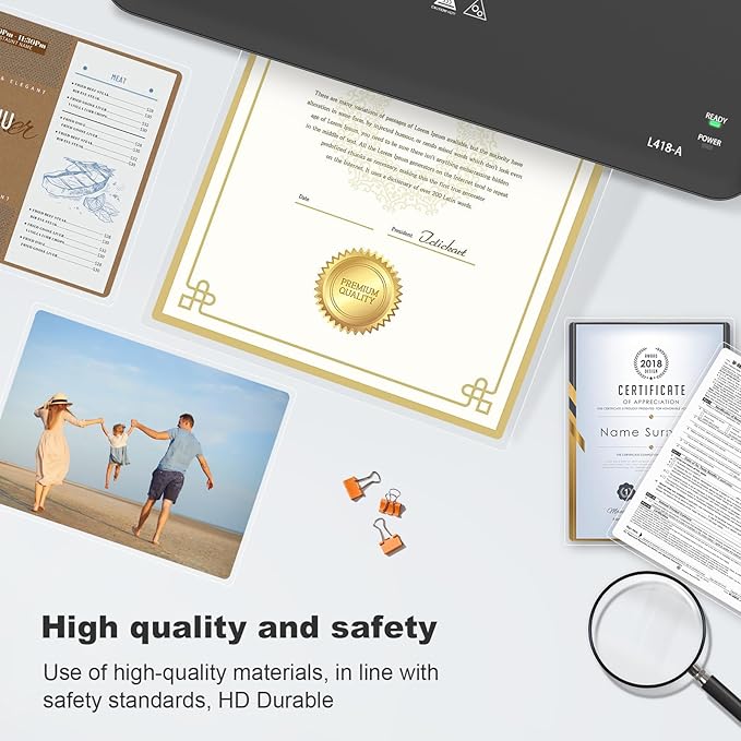 Bonsaii Laminating Sheets, 200 PCS 3mil Thermal Laminating Pouches, 9 x 11.5 inches, Letter Size, Clear and Durable, Suitable for Multiple Fields of Use-LP200