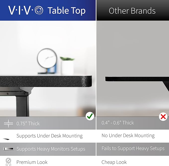 VIVO Electric Dry Erase 60 x 24 in Standing Desk, Memory Height Adjustment, 1B Series, White Marble Pattern Top, Gray Frame, DESK-KIT-1G6WM
