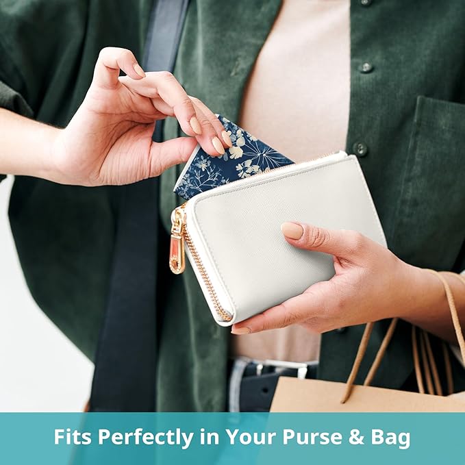 Pocket Calendar 2026-2027 for Purse, Two Year Monthly Planner Pocket Size, Jan 2026 to Dec 2027 Monthly Planner Small Size (6.5" x 3.5") - Rustic Bloom