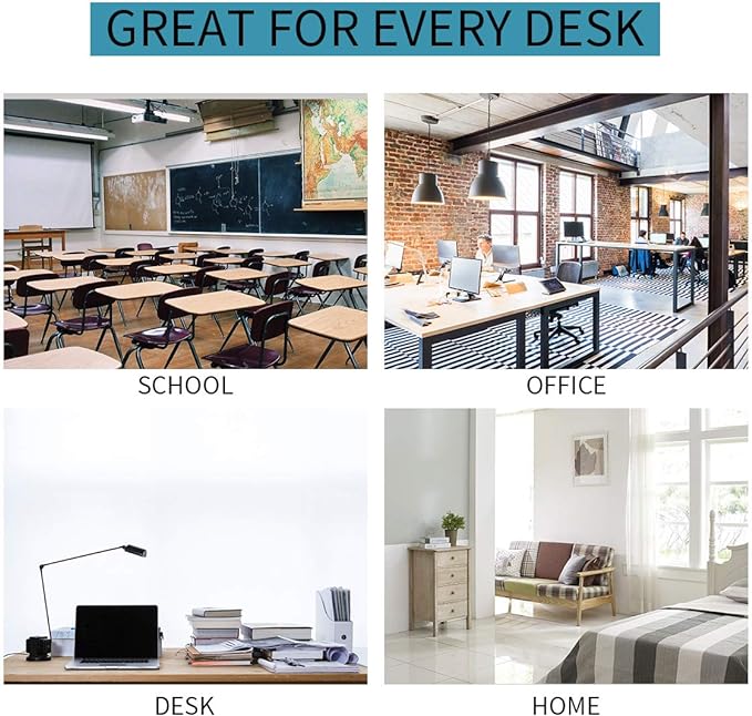 Vlando Office Desk Organizer Leather Desktop Organizer Caddy with Drawer for Storing Desktop Supplies and Accessories (Black)