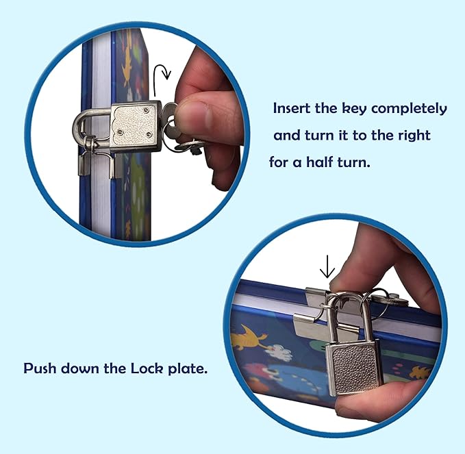 Boys Diary with Lock for Kids, 7x5.25 Inches 160 Lined Pages Secret Blue Dinosaur Notebook for Kids Journal with Lock for Boys Pre School Writing Drawing Cute Kids Gifts for Birthday