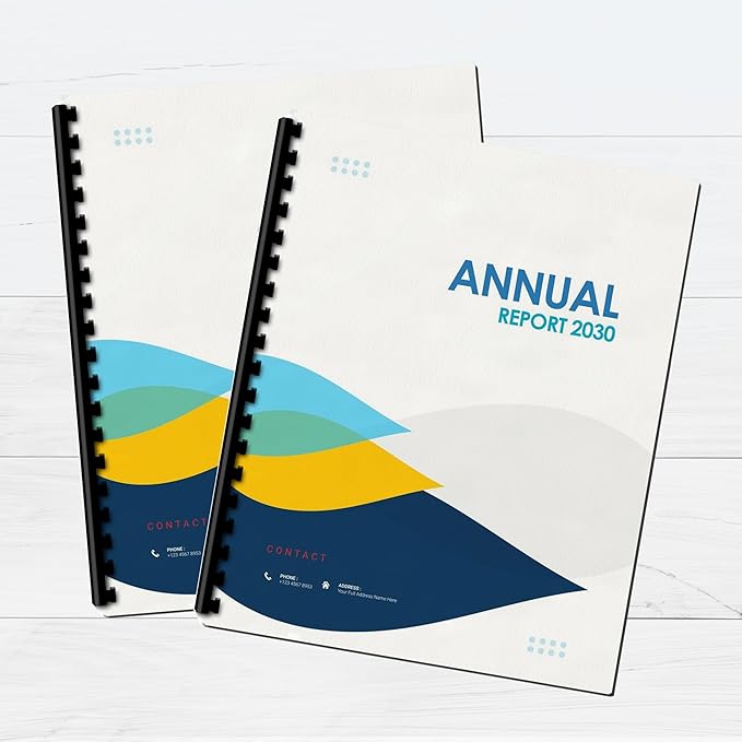 PrintWorks Professional GBC 19 Hole Comb Binding Pre-Punched Paper - Book Binding Printer Paper - Made in the USA - 500 Sheets - 8.5" x 11" - 24 lb - 92 Bright White (04329)