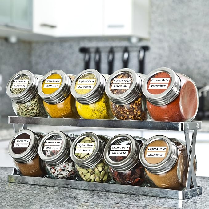 Unismar 8-Pack Compatible for Brother Black on White 12mm Label Tape Replacement for Ptouch PTD200 PTD202 PTD210 PTD600 PTD400 PTH100 PTH110 PT1280 Label Printer 26.2Ft(8m)