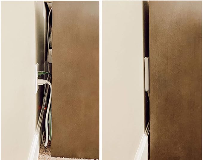 Sleek Socket Original & Patented Ultra-Thin Outlet Concealer with Cord Concealer Kit, Flat Extension Cord with Multi Outlets Surge Protector Power Strip, Ideal for Home Office and Home Theater