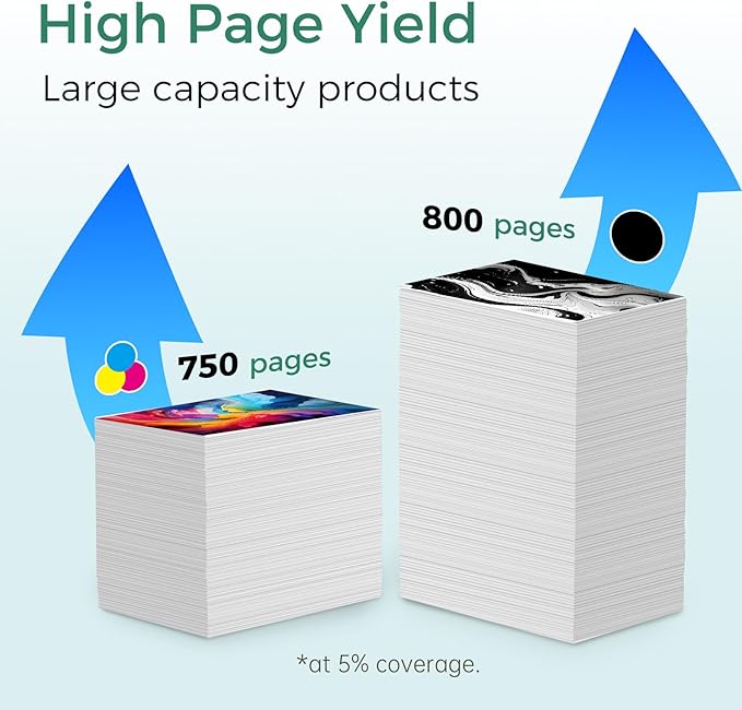 LC404 Ink Cartridges Replacement for Brother LC 404 LC404BK Ink Cartridges Compatible with MFC-J1205W MFC-J1215W Printers (Cyan Magenta Yellow Black, 4 Pack)