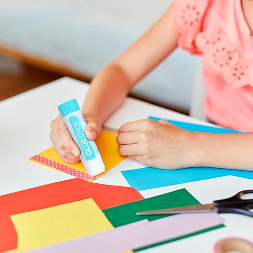 Darice 12 Jumbo Glue Sticks, 1.4 Oz All Purpose Stick Glue, Strong Hold, Easy Stick, Quick Drying, Non-Toxic, Scrapbooking, Back to School Supplies, Home and Office