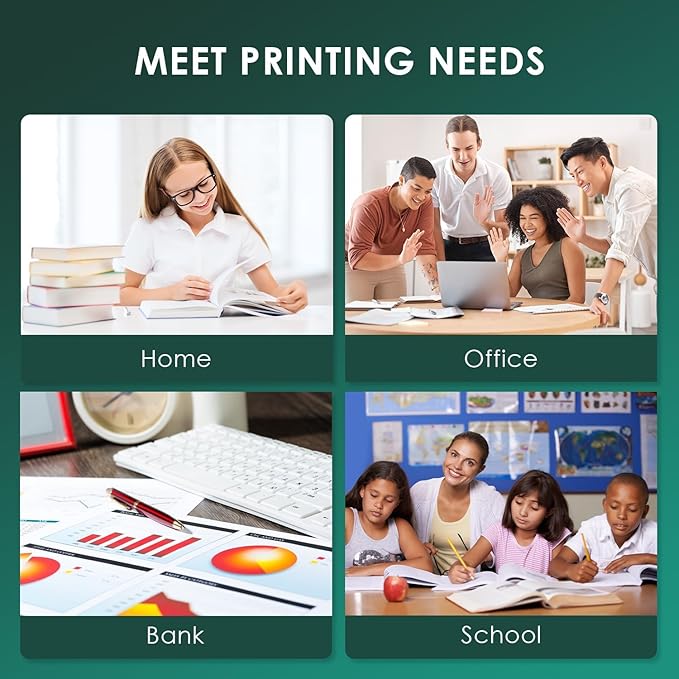 67XL Ink Cartridges Black Color Combo Pack Replacement for Ink 67 67XL 67XXL DeskJet 2755e 2755 2700e 2700 2734e 4155e Envy 6055e 6400 6000 Envy Pro 6458 Printer(1 Black and 1 Color)