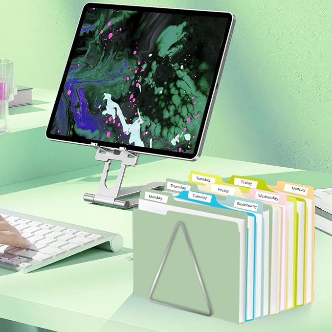 File Folder, RAZCC 150 Pack Colored File Folders, 1/3 Cut Tab File Folder Letter Size, Filing Folders with Tabs for Office School Business Use, Assorted 10 Colors