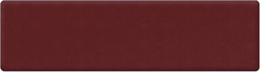 GelPro Anti Fatigue Nonslip Mat: Hard Floor Utility Mats for Garage, Patio and Kitchen - 20" x 72" x .5" - Leather Grain Cranberry