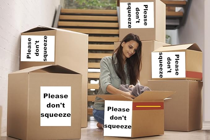 8.5" x 11" Shipping Labels Full Sheet Labels, Self Adhesive Printable White Sticker Paper for Laser & Ink Jet Printers (100 Labels)