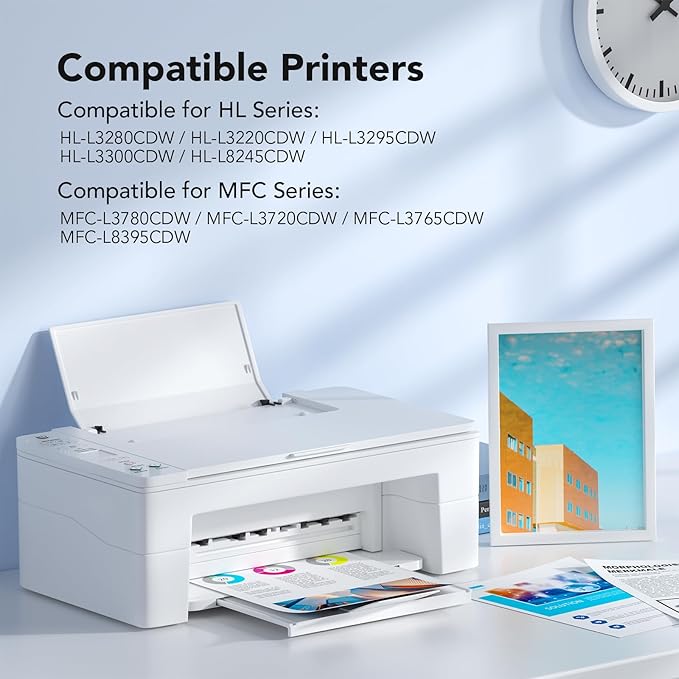 Compatible TN229XL Black Toner Cartridges Replacement for Brother TN229XL Toner Cartridges TN229XL Black use with MFC-L3780CDW HL-L3280CDW mfc-l3720cdw HL-L3220CDW HL-L3300CDW HL-L3295CDW 2BK