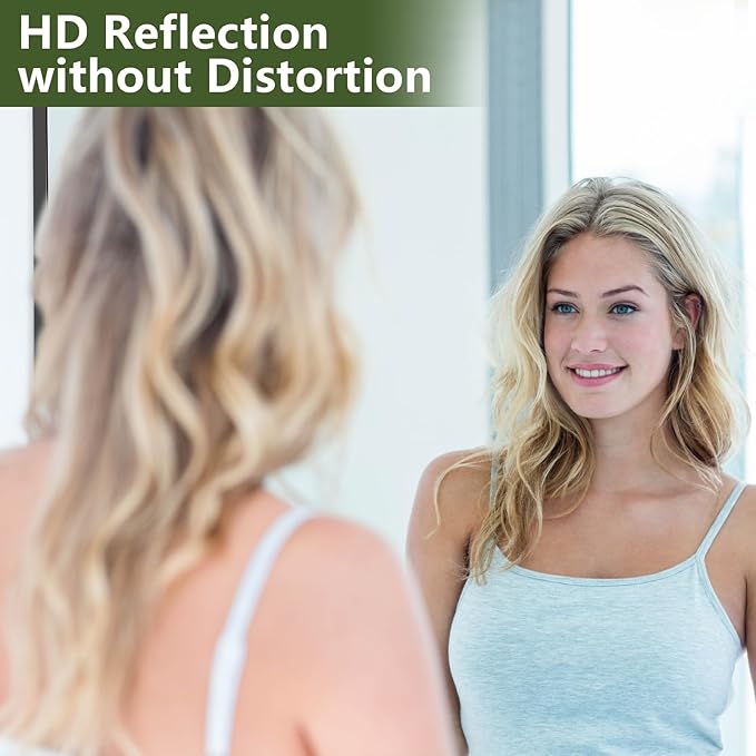 MELOMOIR 76"x34" Large Mirror Full Length, Oversized Floor Mirror Full Length for Bedroom Living Room Cloakroom Gym, Hanging Standing or Leaning Full Body Mirror with Stand, Black Aluminum Alloy Frame