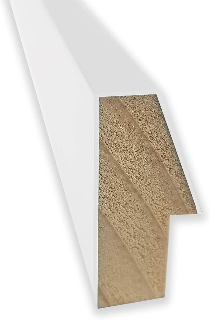 Amanti Art Natural Cork Board for Wall, 35x35 Vision Board with White Frame, Oversize Corkboard Office Decor for Home Organization, Modern Corkboard Pinboard to Display Items for Home Organization in