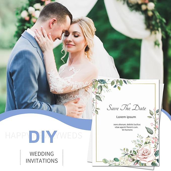 MixTeach 100 Sheets White Cardstock 8.5 x 11 Inch Thick Cardstock Paper, 250gsm/92lb Double Sided White Card Stock Printer Paper for Cards Making, Crafts, Scrapbook, Invitations, Drawing, Printing