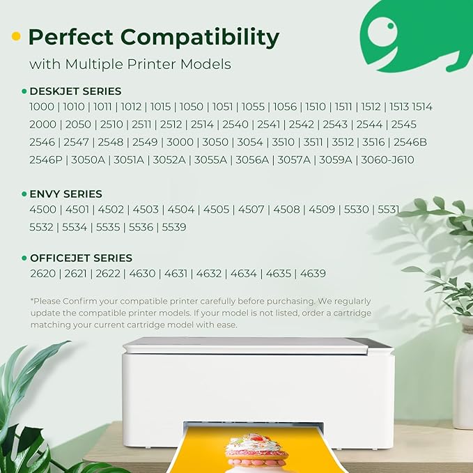 COLORETTO 61XL Ink Cartridges Replacement for HP Ink 61 for HP 61 Ink Cartridges Combo Pack, 61 XL for Envy 4500 5530 4501 4502 5535 Officejet 4630 4635 Deskjet 1000 1010 2540 (Black/Color, 2 Pack)