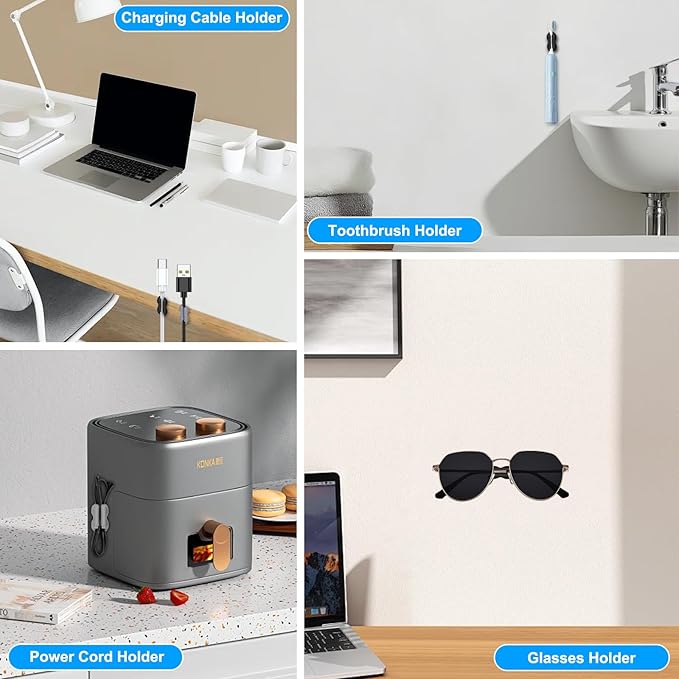 20 Pack Pencil Holders, Adhesive Desk Pencil Holder For Classroom Clipboard Wall, Silicone Pen And Marker Holders For School Student Kids Teacher Office Desk Accessories