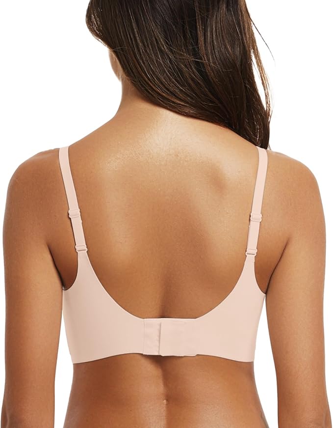 OEAK Womens Wireless Bras Comfortable Push Up Bra No Underwire Bra Full Support Lift Bralette Everyday Seamless Tshirt Bras