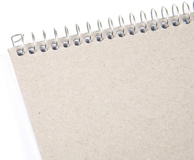 Mintra Office Steno Book - (Pastel Colors, 4 Pads/Pack, Graph Ruled) - 6inx9in, 70 Sheets, Notebook for writing notes in school, university, college, work, office