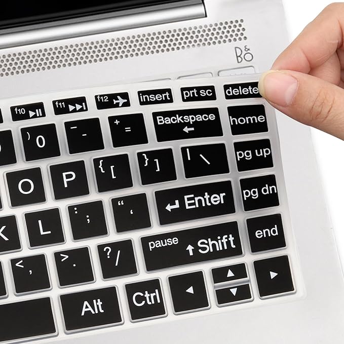 Bold Keyboard Cover for HP Laptop 14" 14-dq 14-cf/fq 14t-dq300/dq200 14-dq0052dx 14-dq5043cl 14-dq2078wm 14-dq0055dx 14-dq0002dx 14-dq1040wm 14-dq0057nr 14-dq2053cl dq1059wm dq1035cl dq0011dx