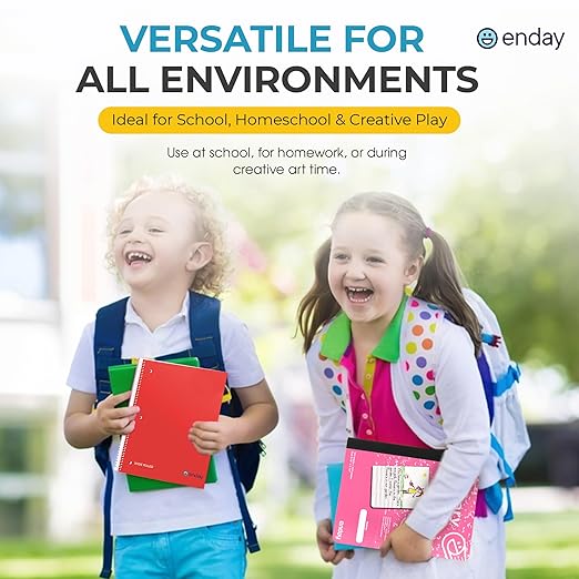 Enday 1st Grade and Kindergarten School Supplies Kit - 54 Piece Back to School Supplies Kit, Premium Quality Kids School Supplies for Girls & Boys, Kindergarten & First Grade School Supplies for Kids