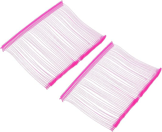 MECCANIXITY Standard Tagging Fasteners,Plastic Regular,Standard Label Gun Price Tagging Barbs for Garment Price Tag Label Tagging Barbs 75mm/3 Inch,Pack of 1000 Rose Red