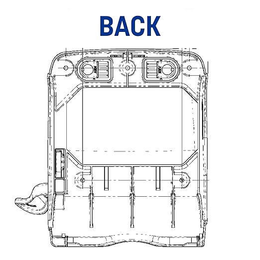 San Jamar Ecologic Element Recycled Plastic Lever Paper Towel Dispenser, Manual Towel Dispenser, Wall Mounted Dispenser with Zero Waste for Home and Business, 8 Inch Rolls, Black