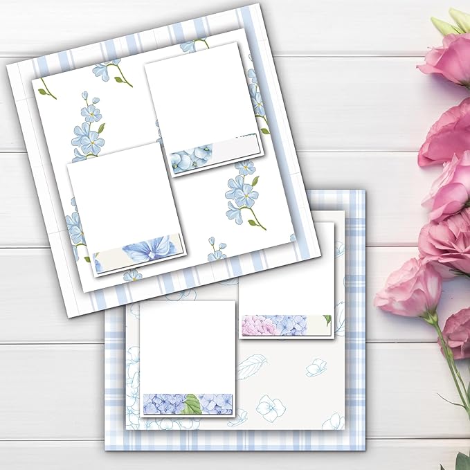 48 Sheets Scrapbook Paper 11x11, Hydrangea Pattern Decorative Scrapbook Paper for Journals DIY Cards and Photo Albums, Aesthetic Craft Supplies for Kids and Adults