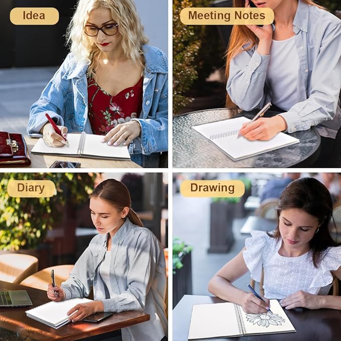 Pointless Notes from Boring Meetings Funny Purple Golden Spiral Notebook, Humorous Office Gifts, Gag Gifts for Coworkers, Funny Office Sarcastic Gifts for Coworkers,Team Members, Employees